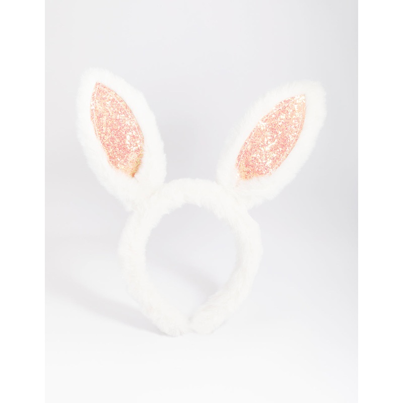 Kids Glitter Bunny Headband