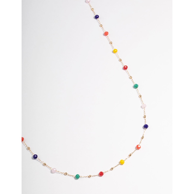Rainbow Beaded Waist Chain