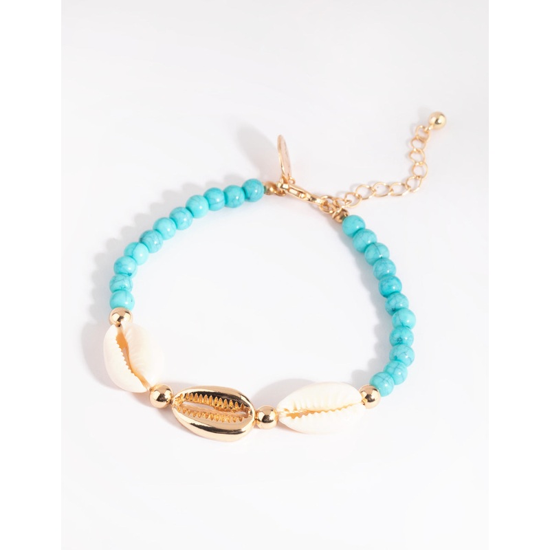 90s Shell & Bead Bracelet