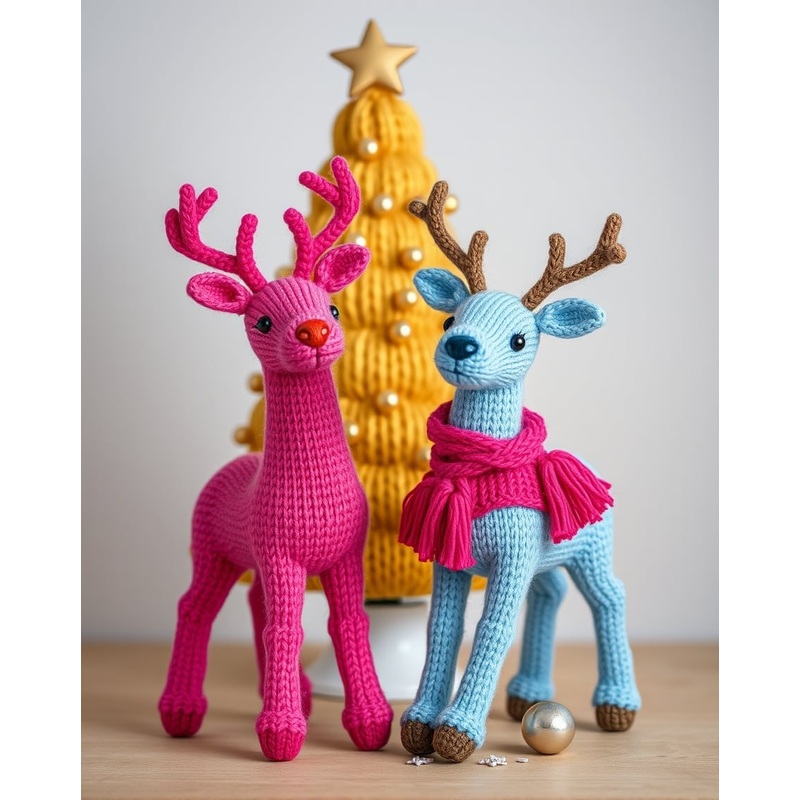 Skein Machine Christmas Card 2024 – No Rain Dear