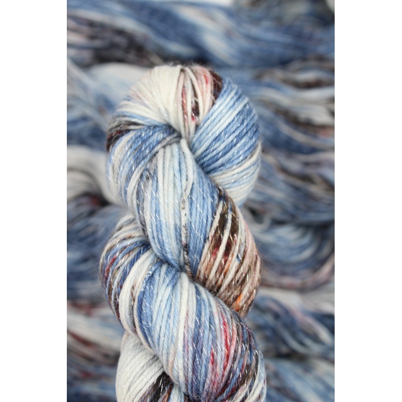 Sparkles 8ply – Blue Brush