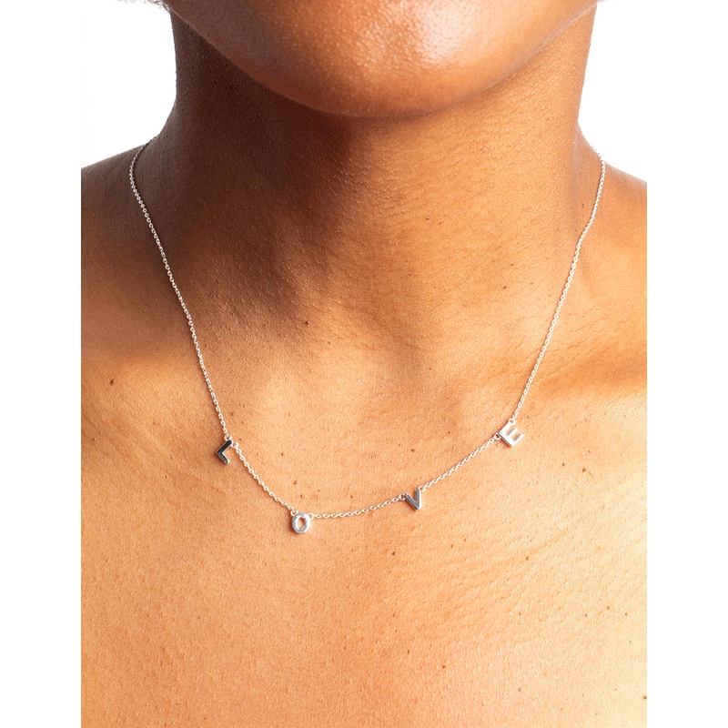 Silver Love Necklace