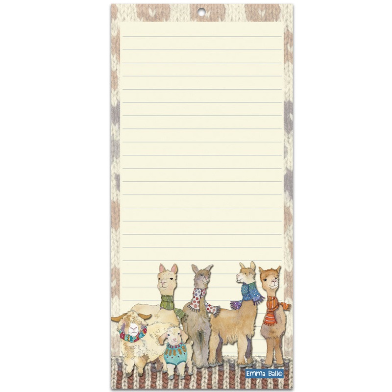 Emma Ball – Magnetic Notepad|Alpaca & Friends|Sheep in Sweaters