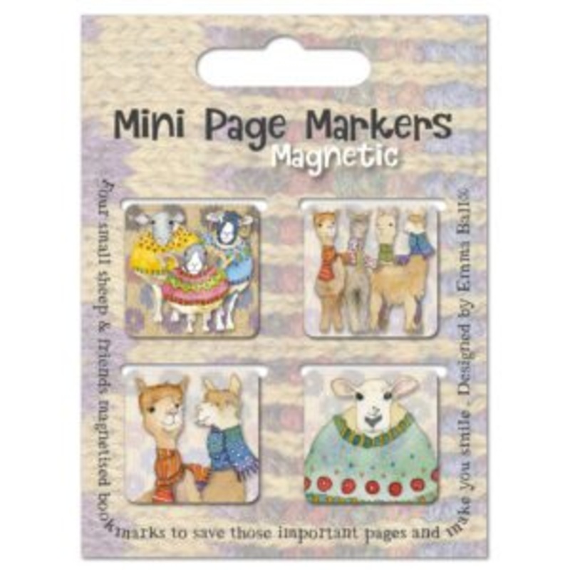 Emma Ball – Mini Page Markers|Alpacs & Friends / Sheep in Sweaters|Highland Coos|Janie Crow|Woolly Puffins