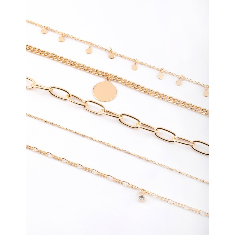 Gold Disc Choker