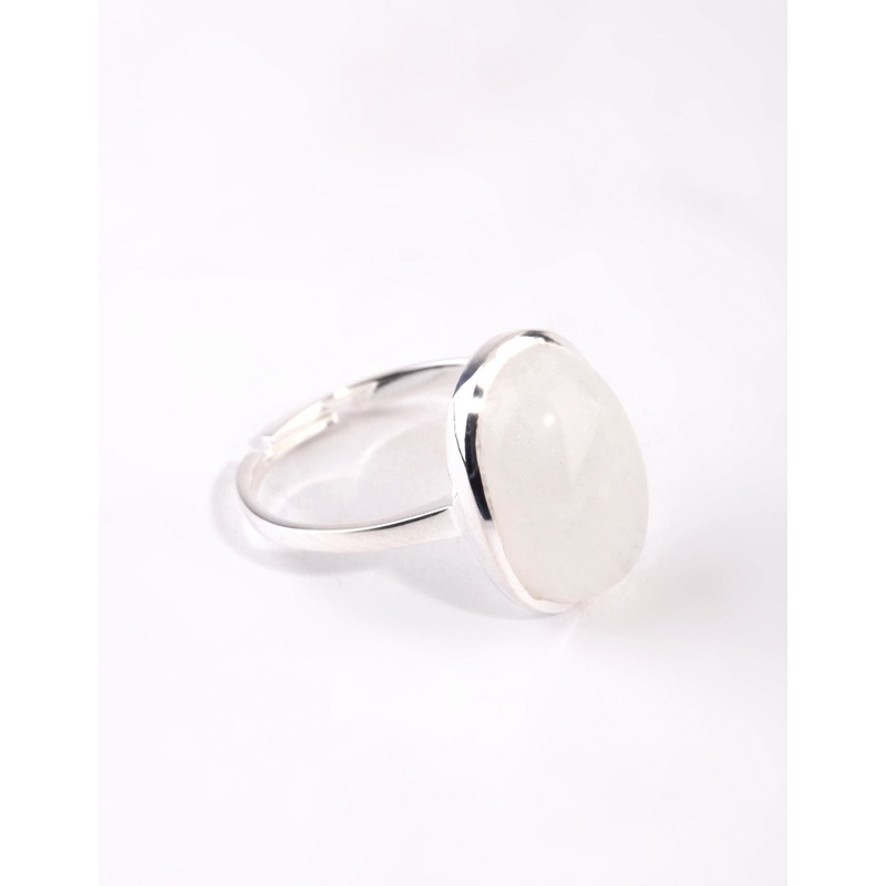 Sterling Silver Semi Precious Ring