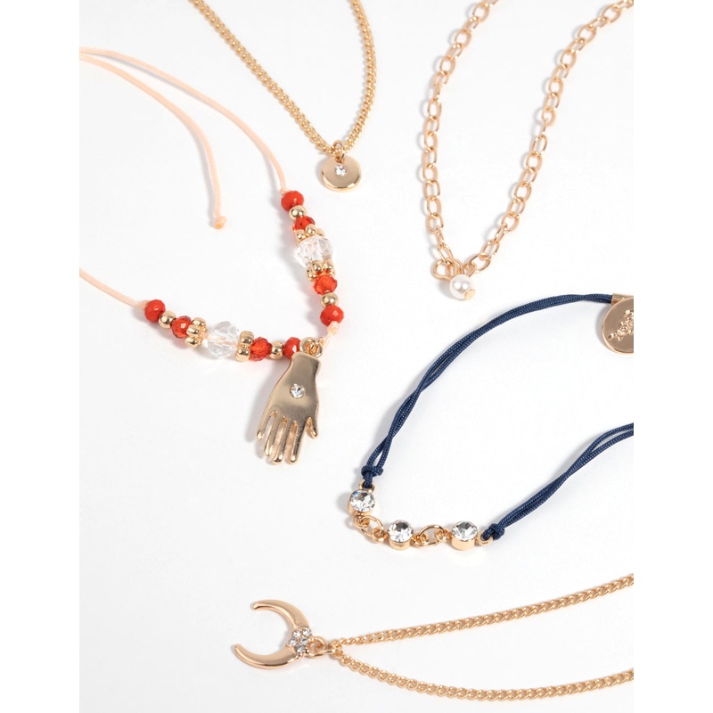 Colourful Rope Chain Bracelet 5-Pack