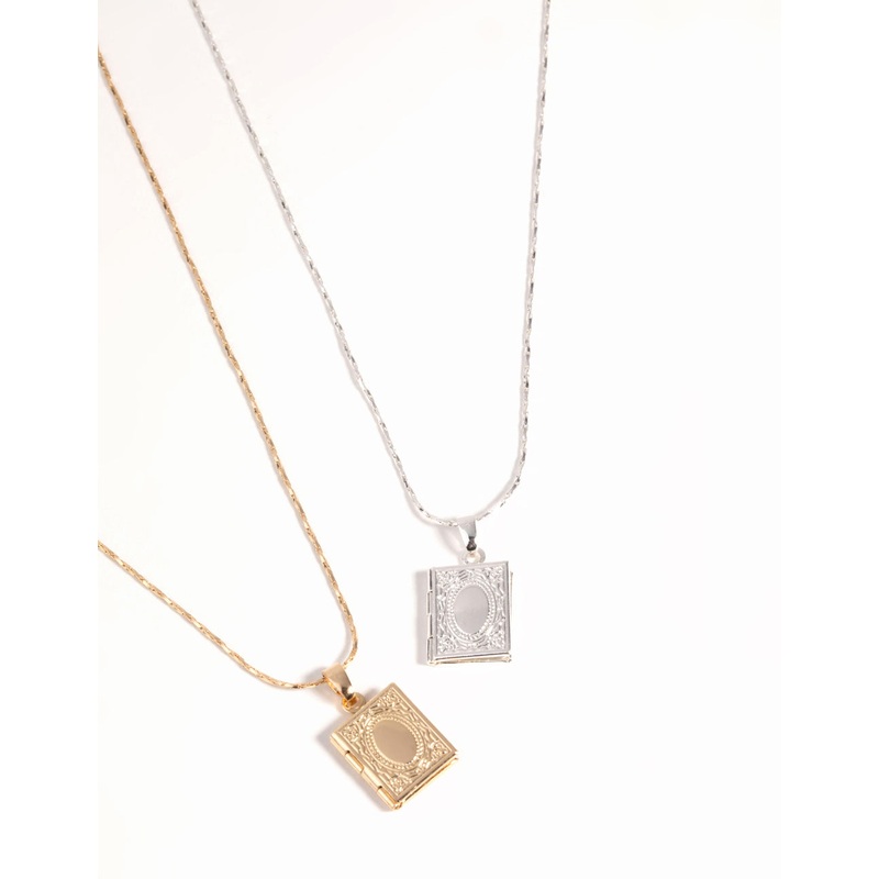 Mixed Metal Large Dreamcatcher Necklace Pack