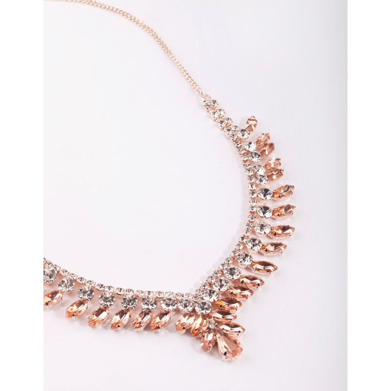 Rose Gold Pointed Necklace