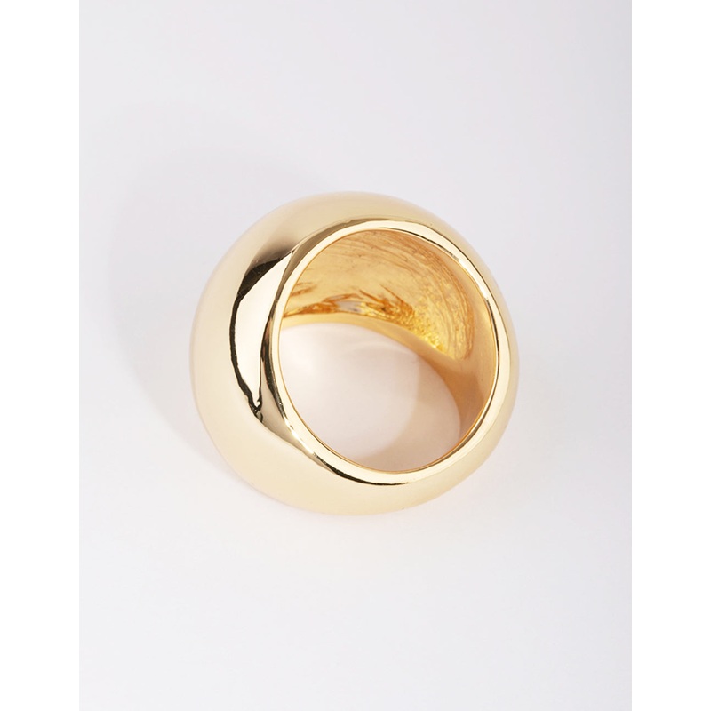 Gold Plated Statement Ring|SM|ML