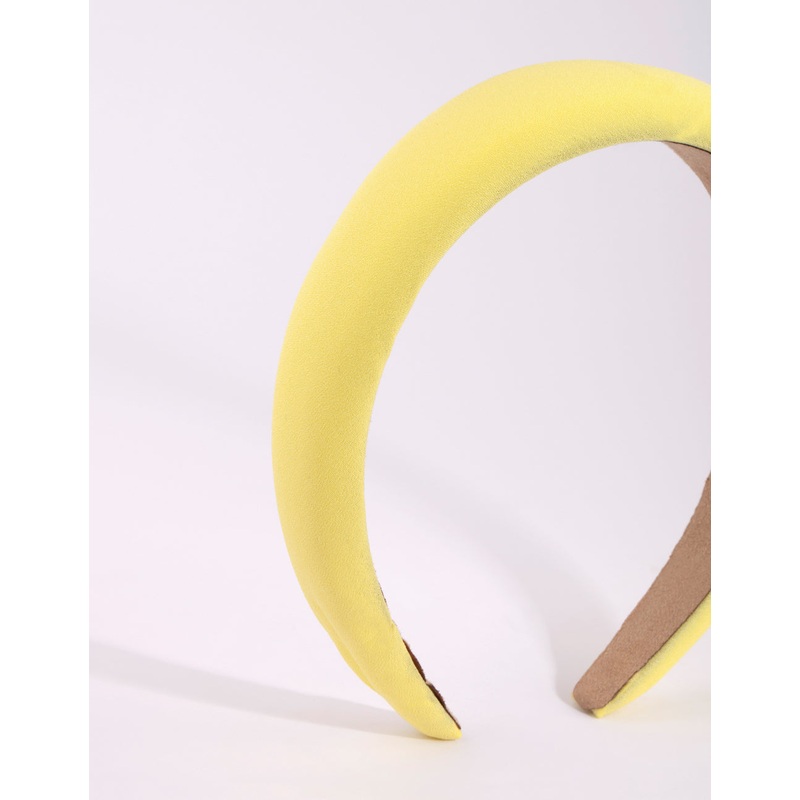 Lime Padded Alice Band