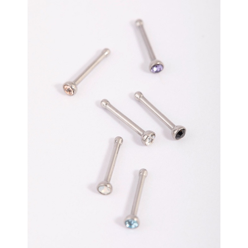 Surgical Steel Frosty Nose Studs
