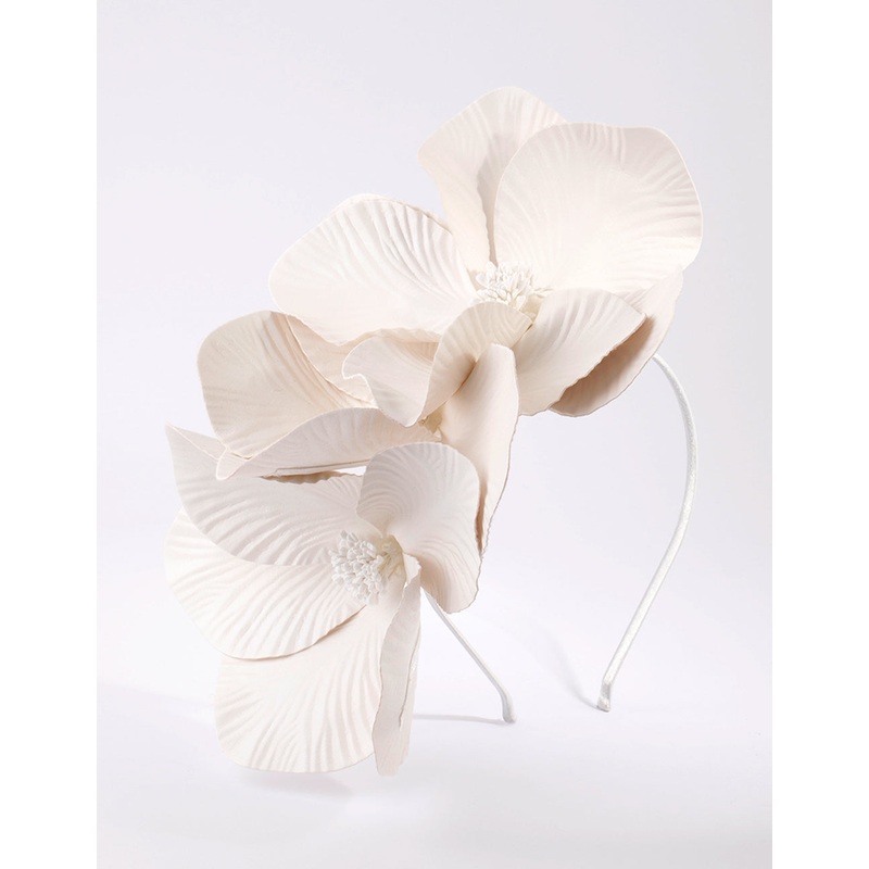 White Petal Headband