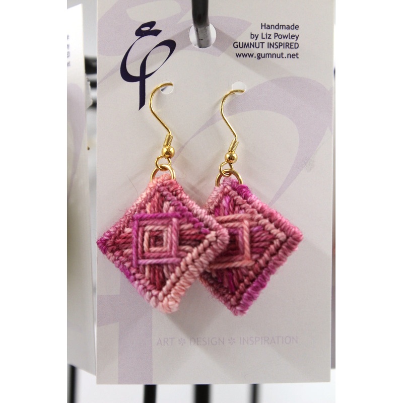 Earrings – Needlepoint – Mary