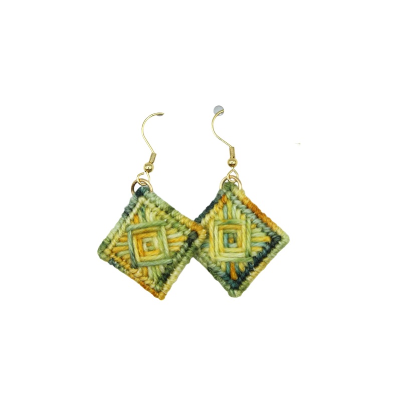 Earrings – Needlepoint – Day One