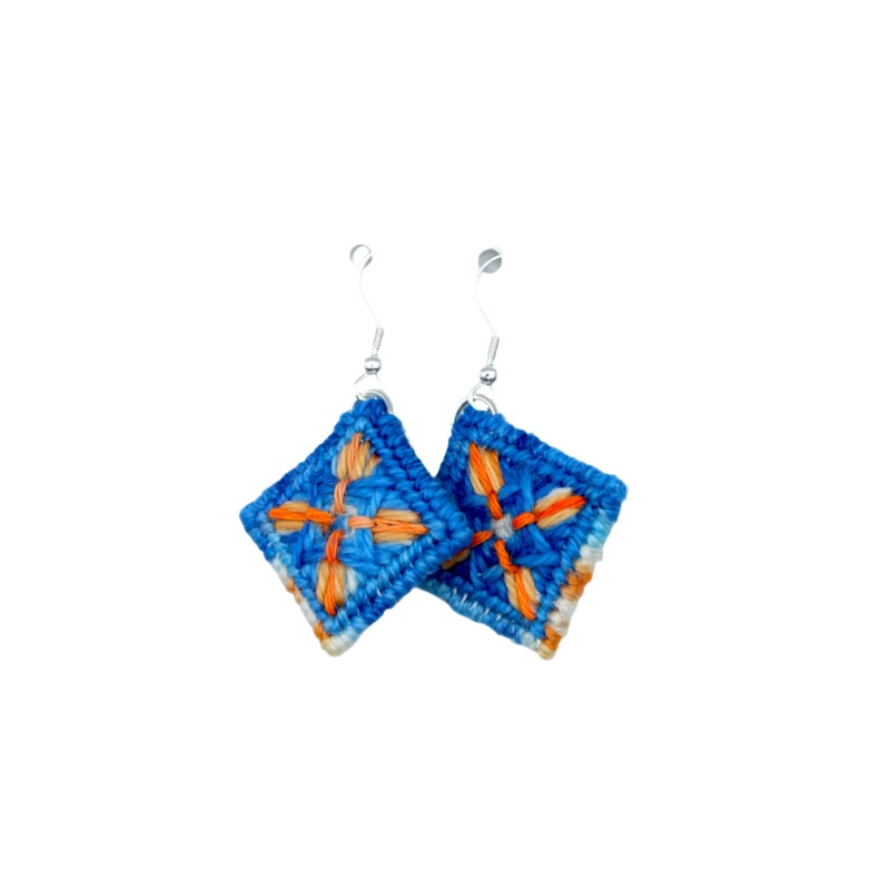 Earrings – Needlepoint – Kniting Nemo