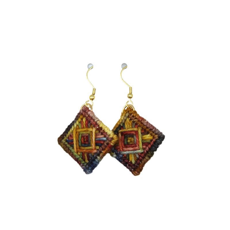 Earrings – Needlepoint – Outback