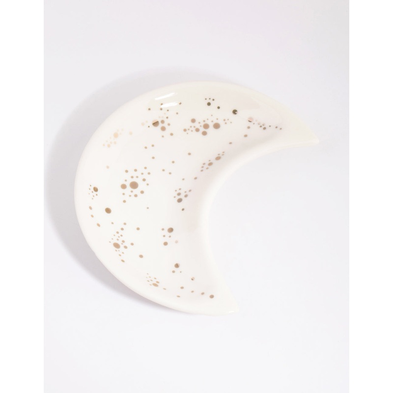 Moon Ceramic Trinket Tray