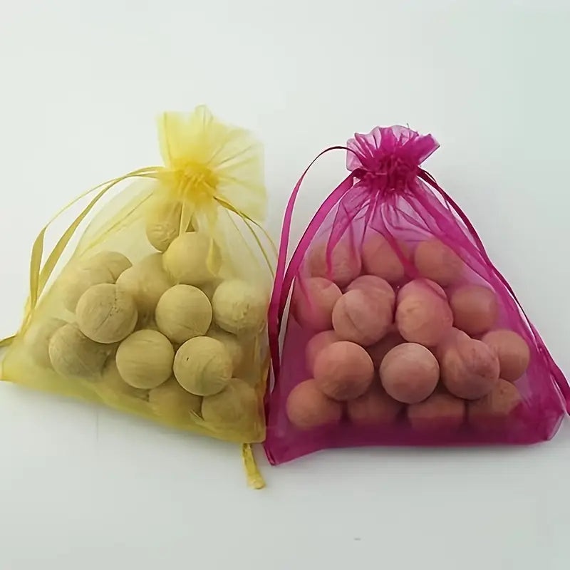 Natural Camphor Wood Balls – Moth Deterant And Odor Eliminator