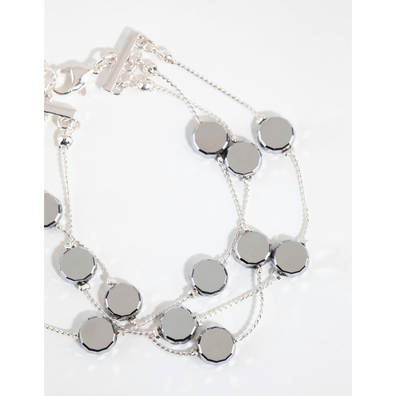 Silver Station Layered Bracelet