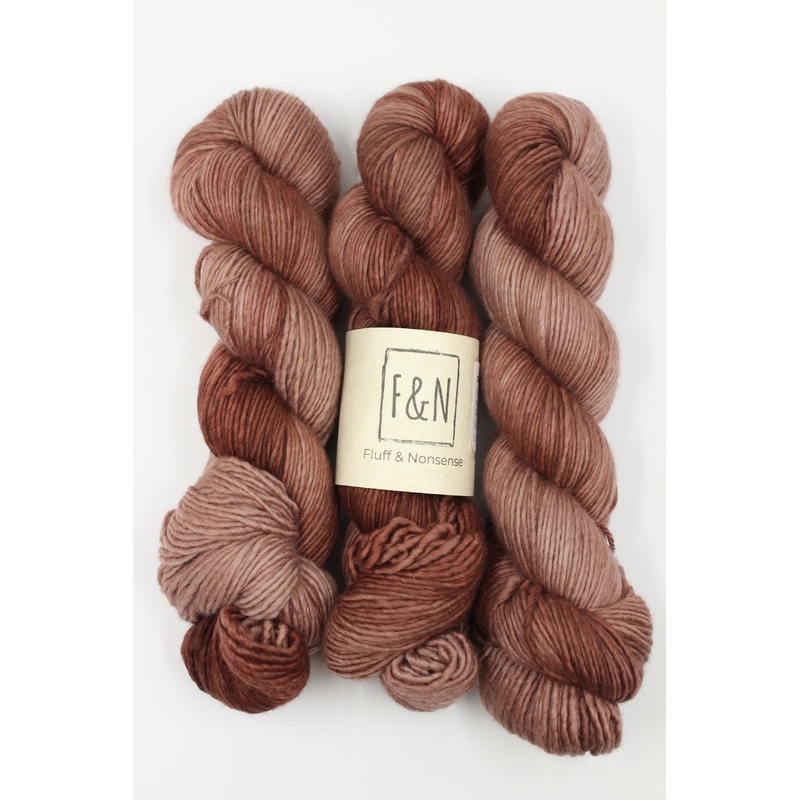 F&N 8ply 100% SRS Merino – Chestnut