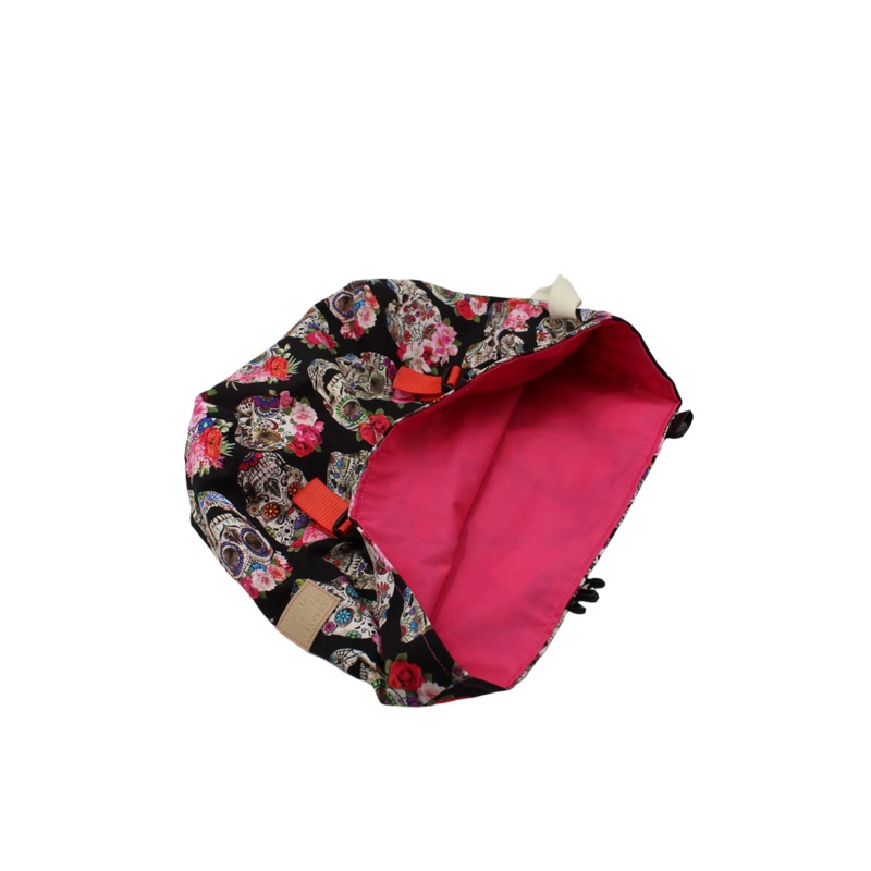 Handmade Fibre Sack – Medium – Sugar Skulls