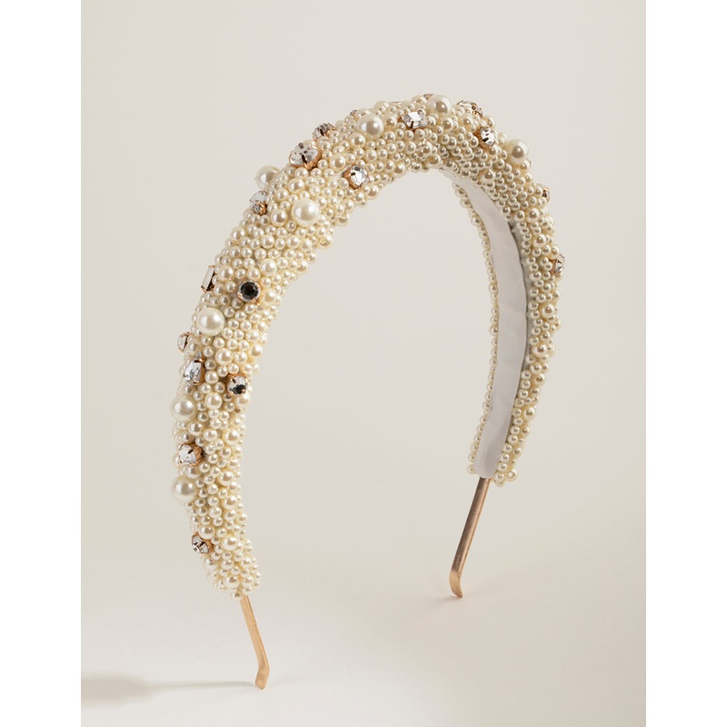 Statement Padded Pearl Alice Band