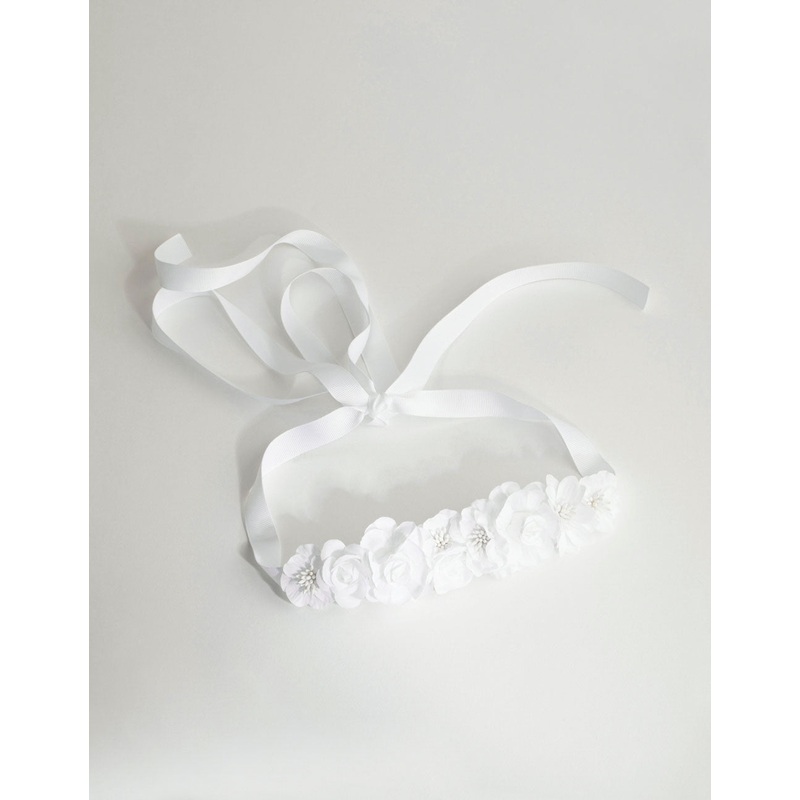 White Flower Sash