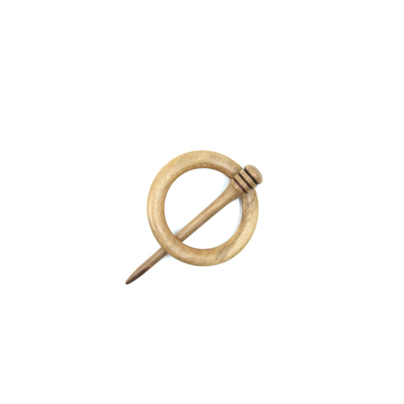 Hand Made Shawl Pins – Walnut