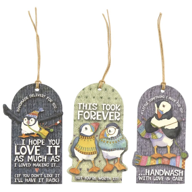 Emma Ball – Crafting Tags|Happy Sheep|Woolly Puffin|Other Woollies|Sheep In Sweaters