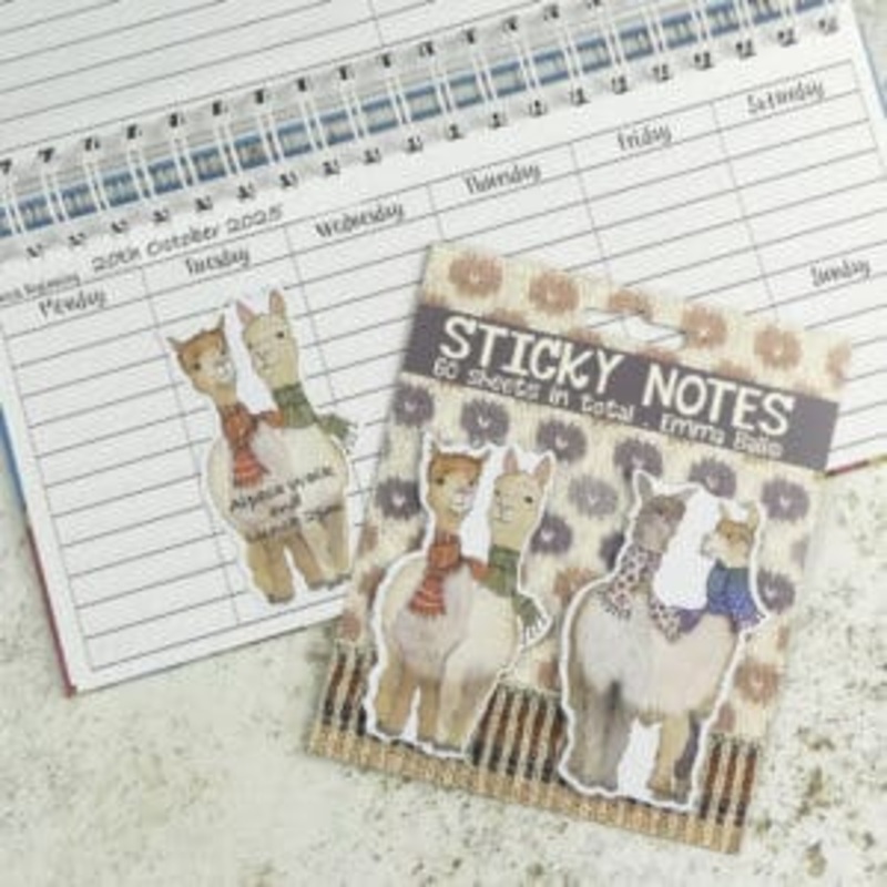 Emma Ball – Sticky Notes|Alpacas & Freinds|Crafting Gnomes|Highland Cows|Woolly Bears|Woolly Puffins