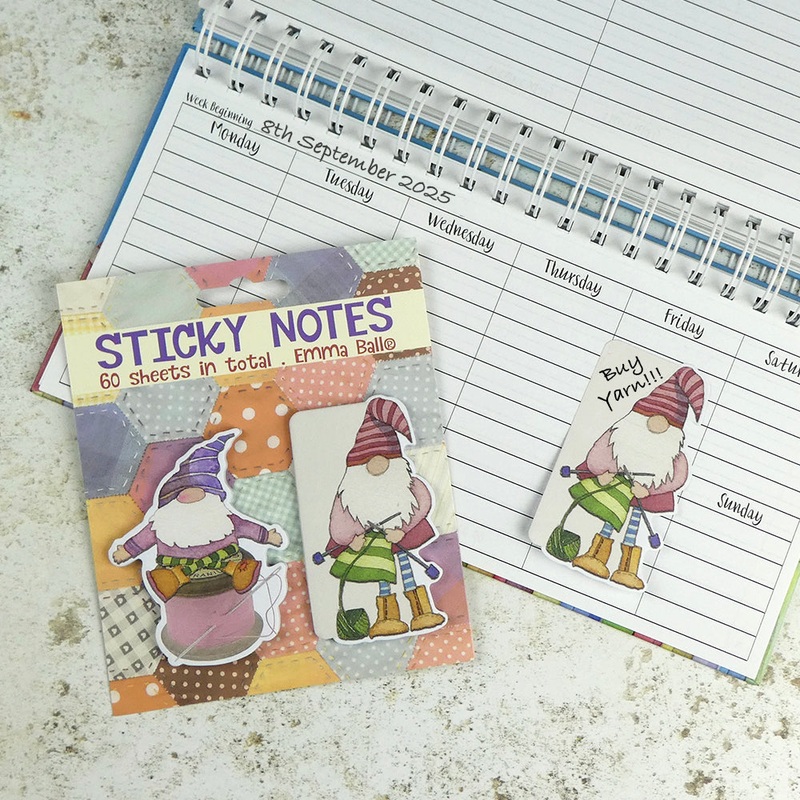Emma Ball – Sticky Notes|Alpacas & Freinds|Crafting Gnomes|Highland Cows|Woolly Bears|Woolly Puffins
