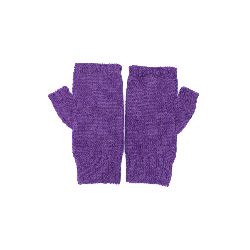 Lorraine – Adult Mittens – Purple