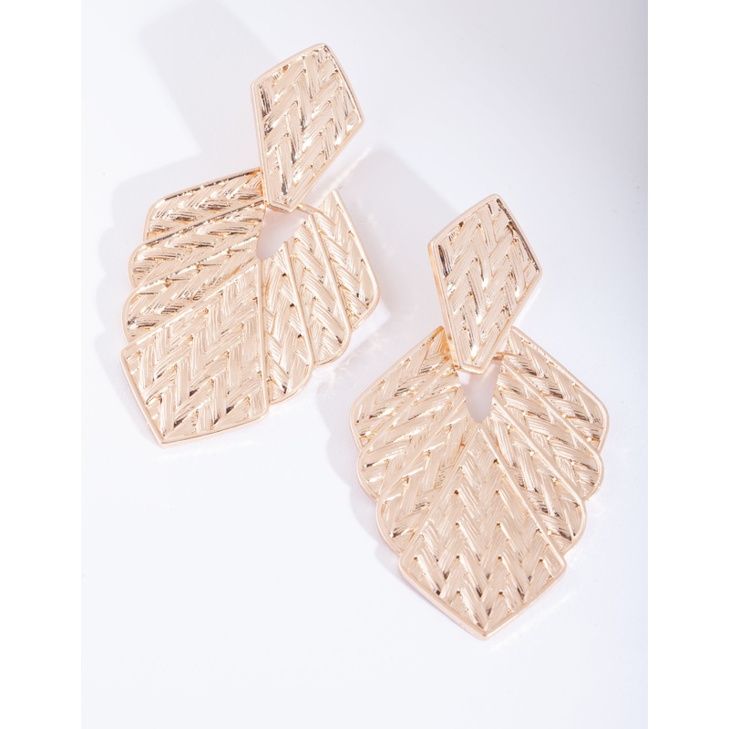 YLW SG TEXTURED LEAF DROP ER