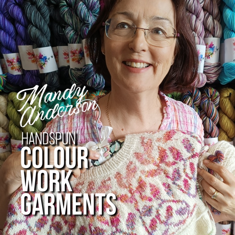 HAND SPUN COLOUR WORK GARMENTS – a talk with Mandy Anderson
