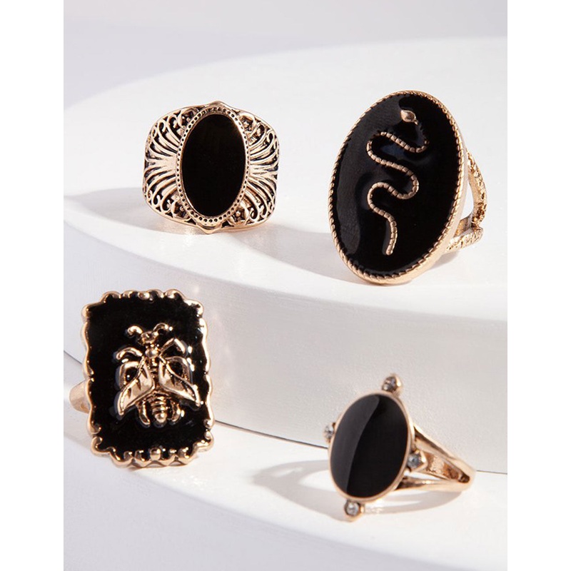 RGPK AG ZCARD BLCK ENML 4PK RG