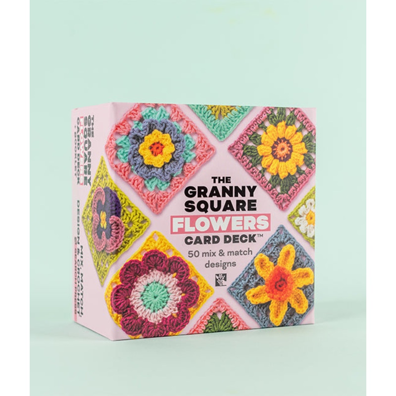 The Granny Square Flowers Card Deck by Claire Montgomerie