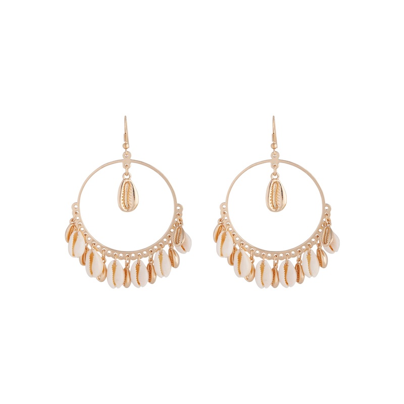 CLSEA SG COWRIE SHLL HOOP ER