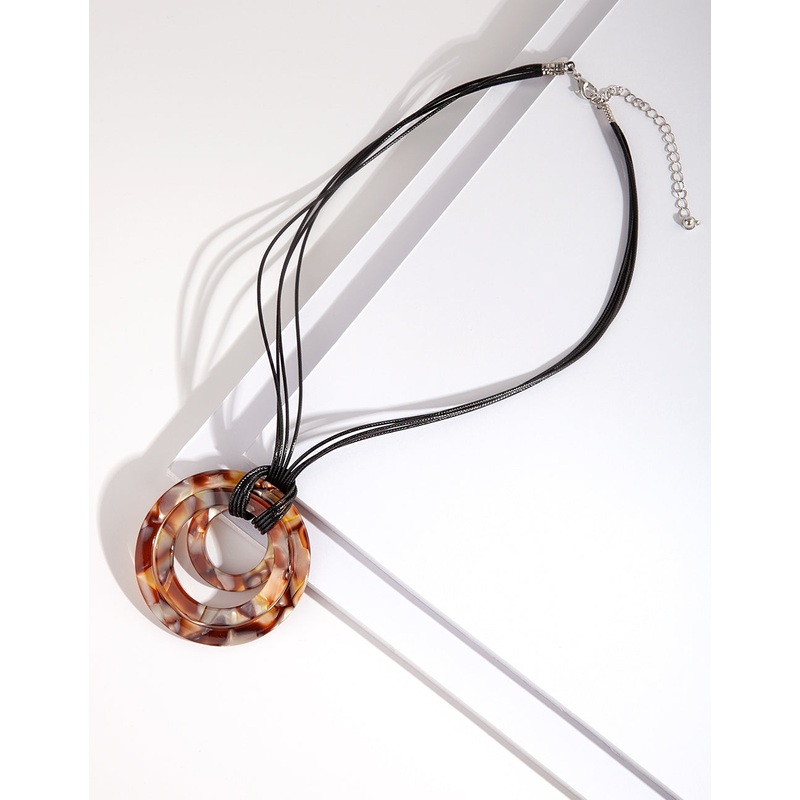 EVDNK CORD RESIN LOOP PNDNT NK