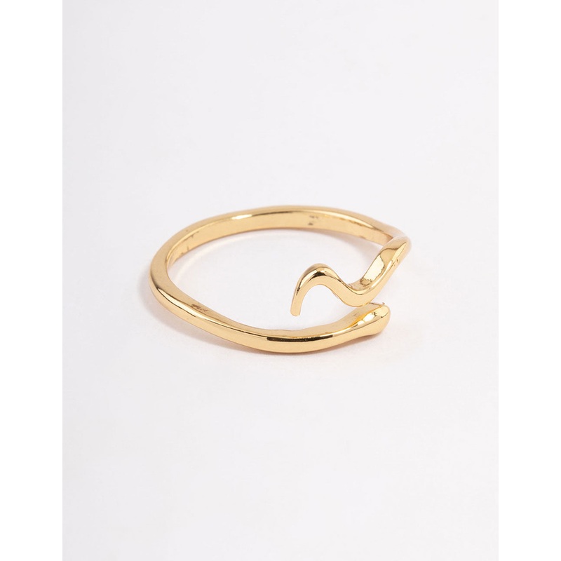 Gold Plated Mini Snake Ring|SM|ML