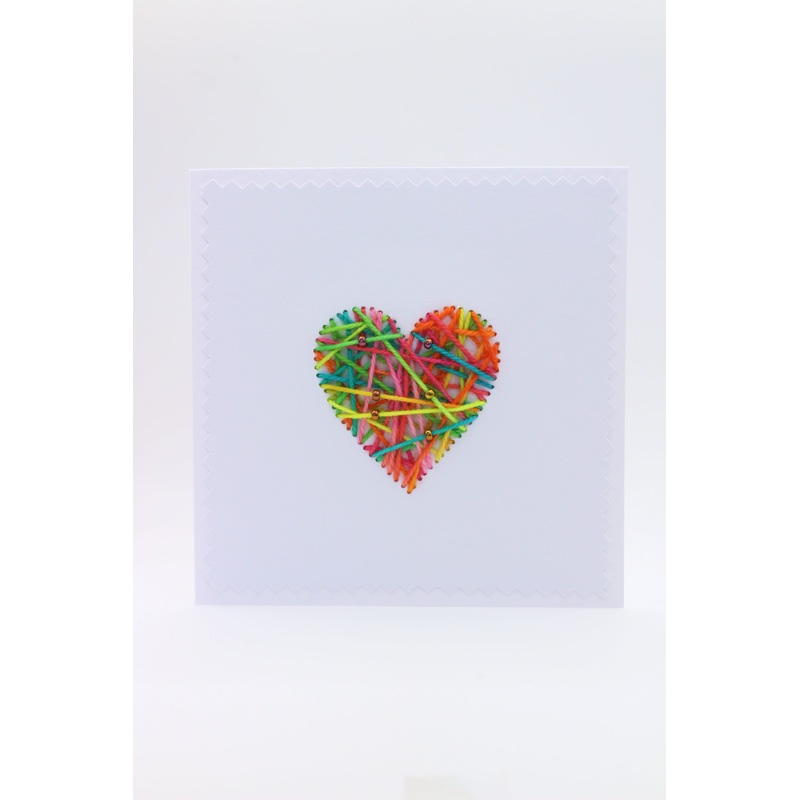 Heart – Sugar – Greeting Card 10x10cm (C1755)