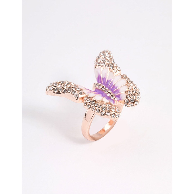 Rose Gold Grand Butterfly Ring