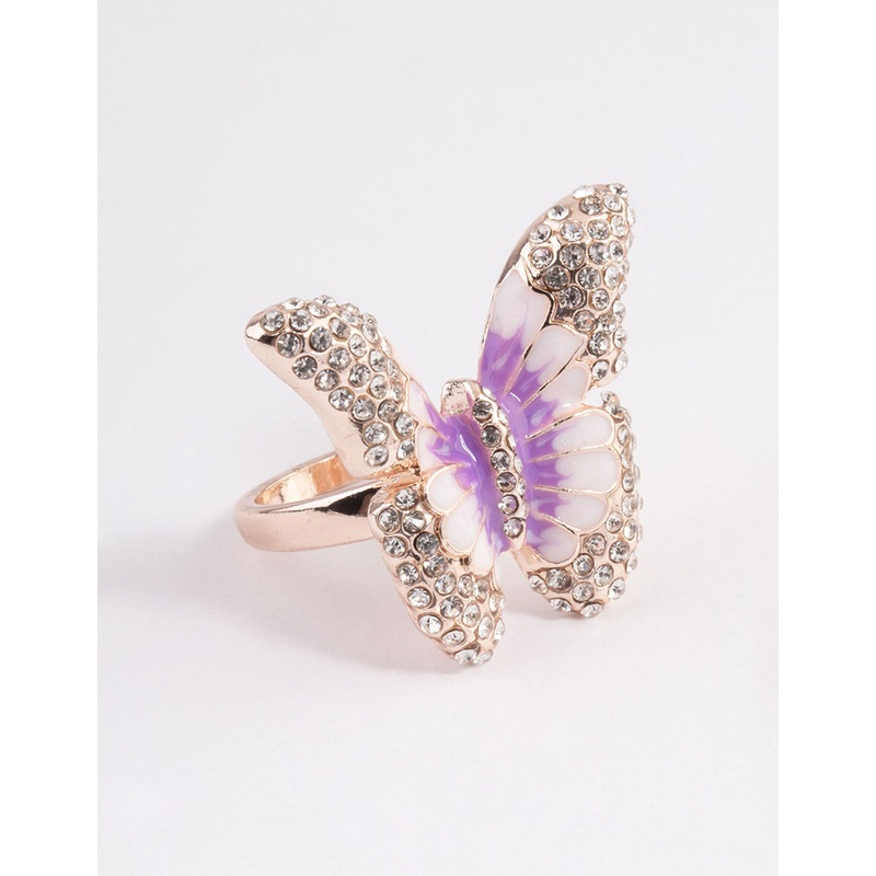 Rose Gold Grand Butterfly Ring