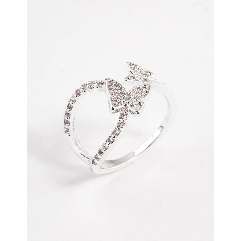 Silver Flying Butterfly Ring|SM|ML