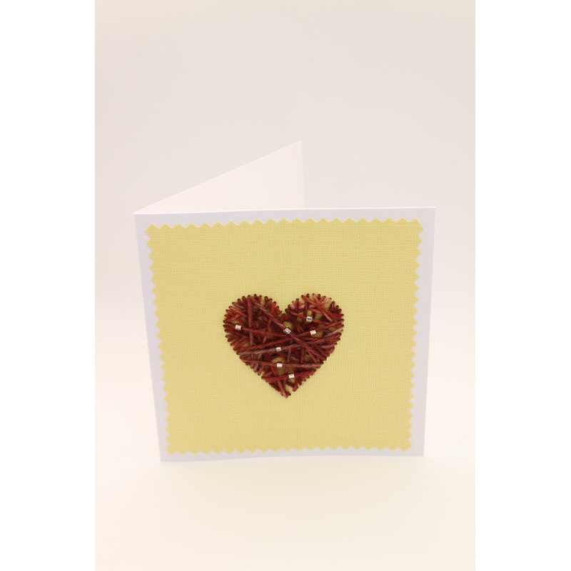 Heart – Mushroom – Greeting Card 10x10cm (C1753)