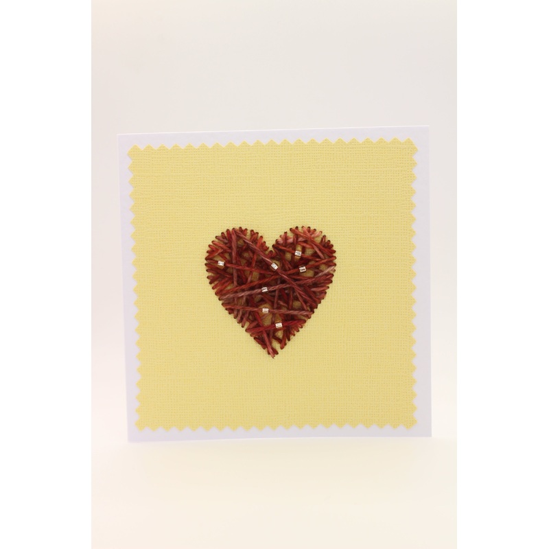 Heart – Mushroom – Greeting Card 10x10cm (C1753)