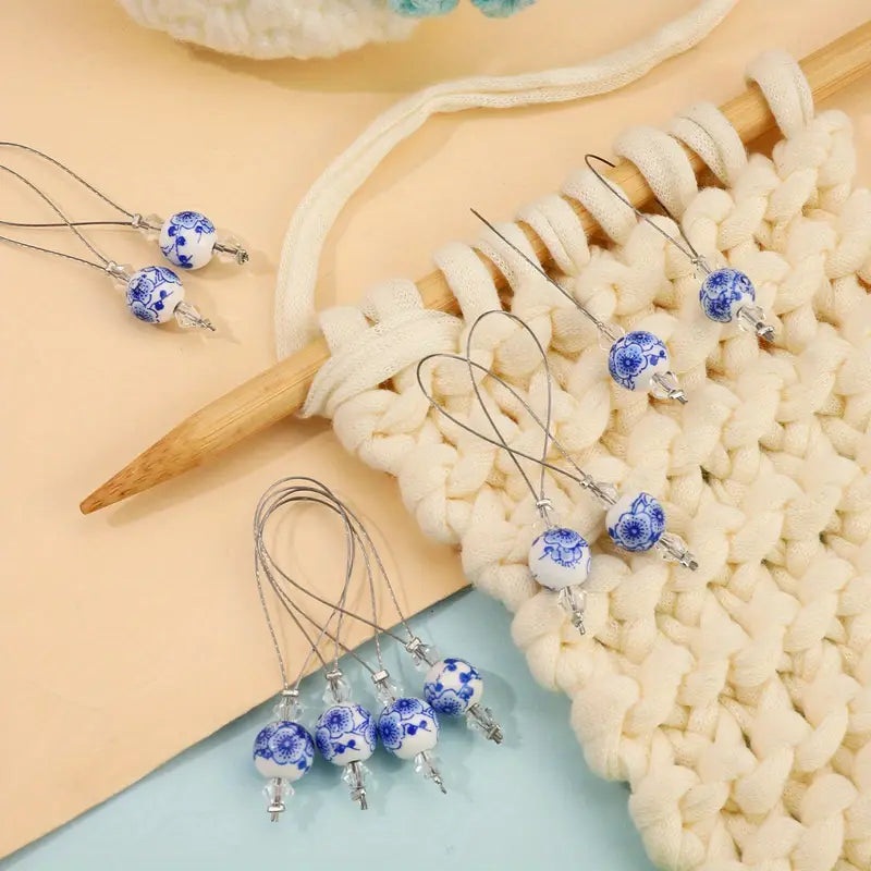 Porcelain Stitch Marker 10 Pack