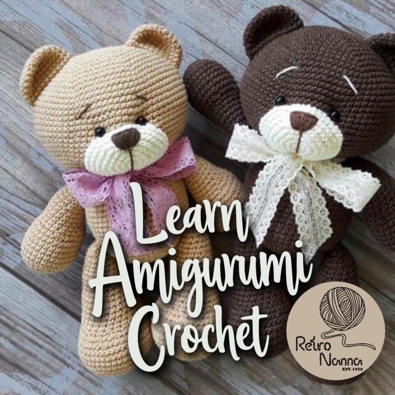 Amigurumi Crochet Class with Retro Nanna (14yo+)