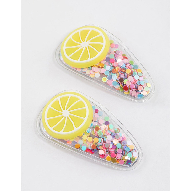 Kids Plastic Shaker Hair Snaps Pack