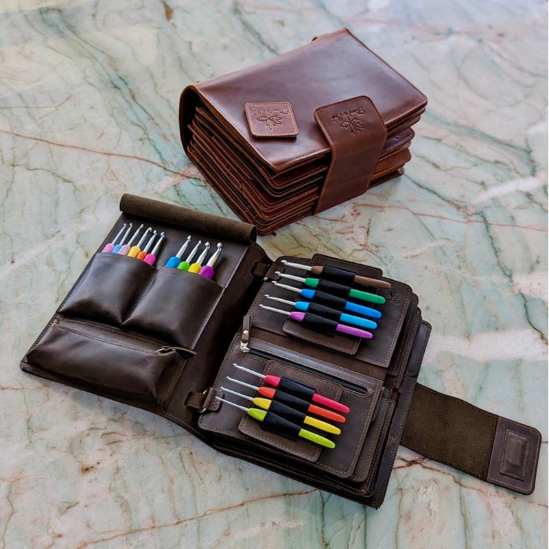 Crochet Binder|Regular|Jumbo|Chestnut|Whiskey